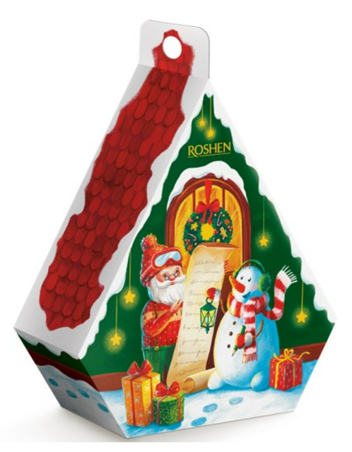 Подарунок новорічний ROSHEN №1 Солодка хатинка, 303г